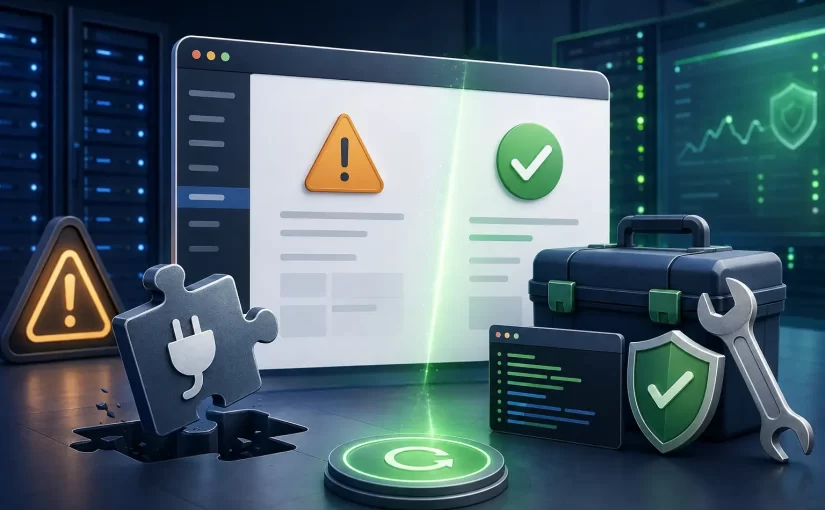 Plugin WordPress causa crash: come ripristinare il sito