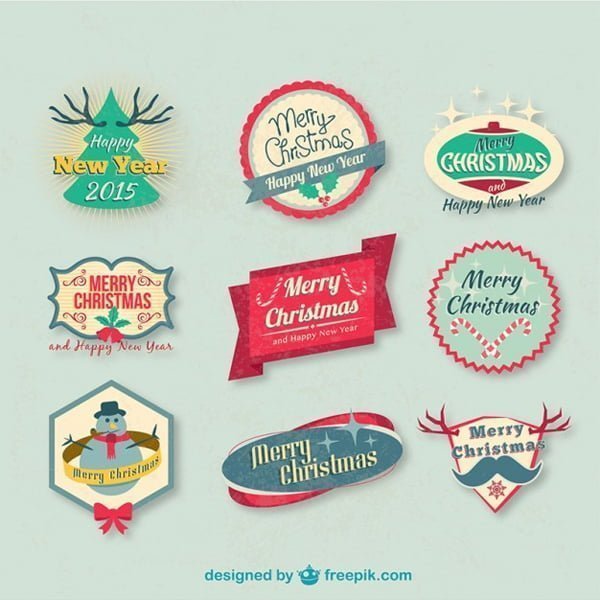20-christmas-labels-badges