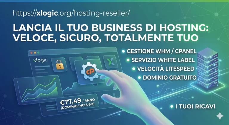 Diventa un Provider di Successo con l’Hosting Reseller di XLogic: Velocità, Sicurezza e White Label