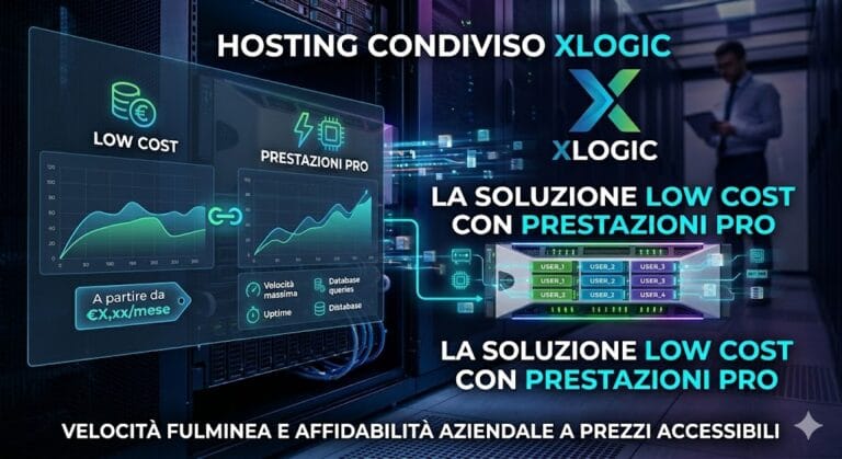 Hosting Condiviso XLogic: La soluzione Low Cost con prestazioni Pro