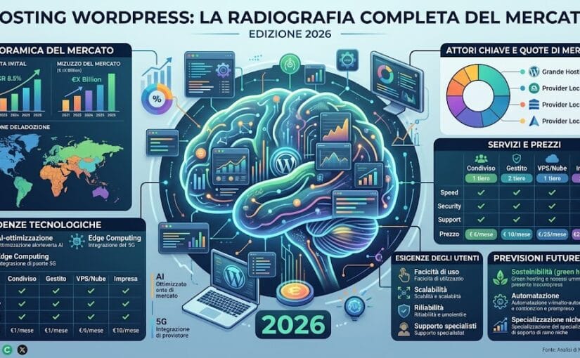 Hosting WordPress: La Radiografia Completa del Mercato (Edizione 2026)