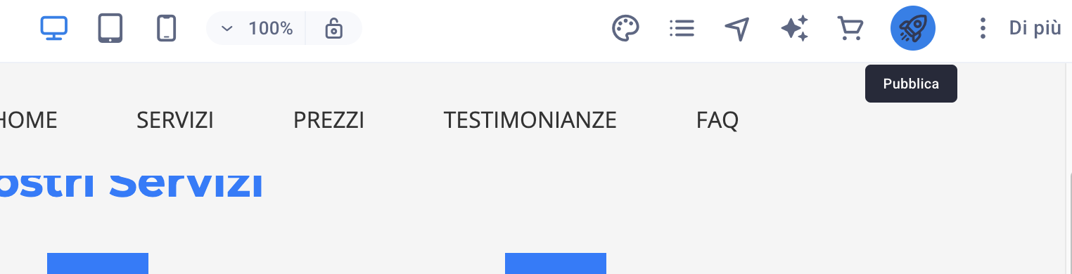 Sitejet Pubblicazione