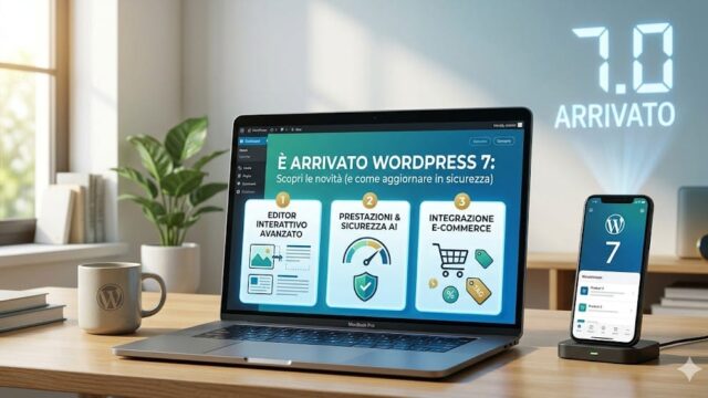 È arrivato WordPress 7: Scopri le novità (e come aggiornare in sicurezza) wordpress 7