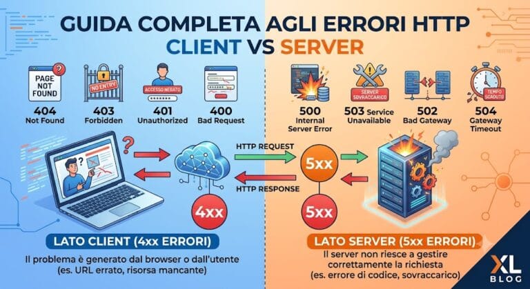 Guida Completa agli Errori HTTP: Come Riconoscerli (e Risolverli) Lato Client e Lato Server