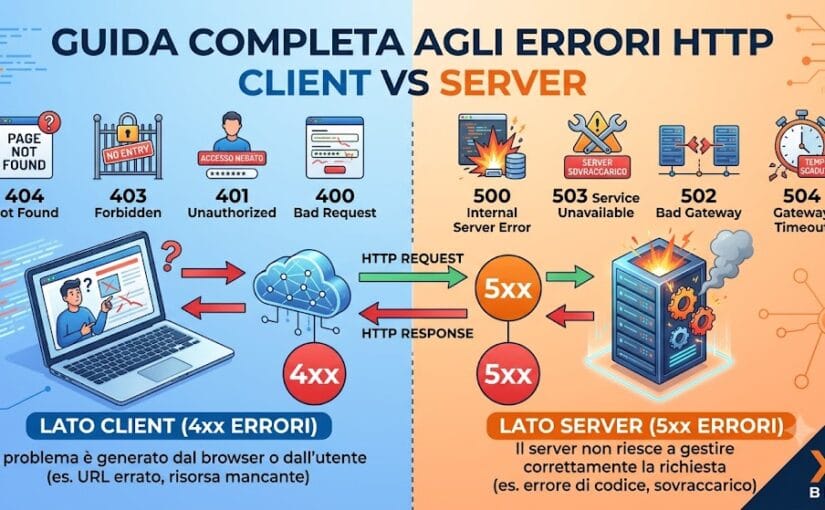 Guida Completa agli Errori HTTP: Come Riconoscerli (e Risolverli) Lato Client e Lato Server