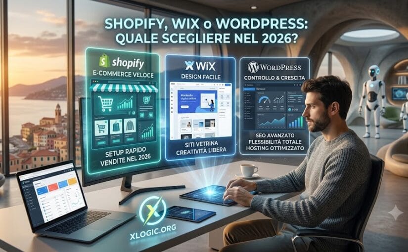 Shopify, Wix o WordPress: Quale Scegliere nel 2026?