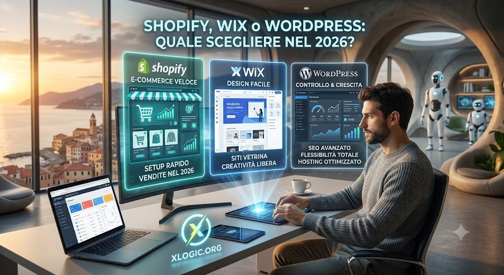 shopify wix wordpress