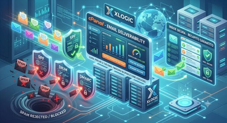 Guida: Perché le tue email finiscono in Spam (e come risolvere con o senza cPanel)