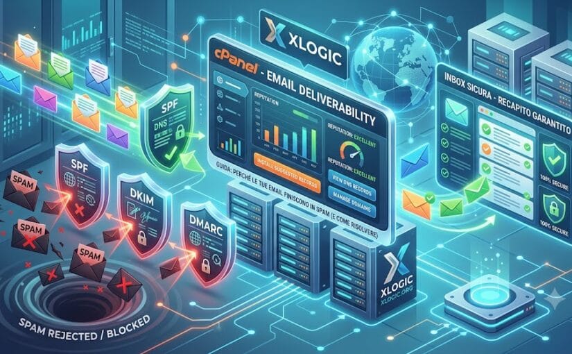 Guida: Perché le tue email finiscono in Spam (e come risolvere con o senza cPanel)