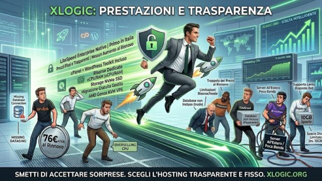 Miglior Hosting WordPress 2026: Confronto Completo tra XLogic, SiteGround, Aruba e Serverplan confronto hosting