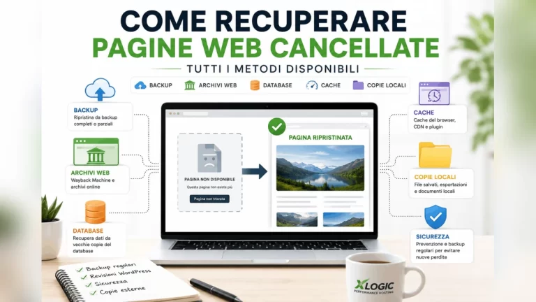 Come recuperare pagine web cancellate: tutti i metodi