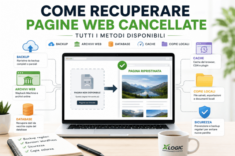 Come recuperare pagine web cancellate: tutti i metodi