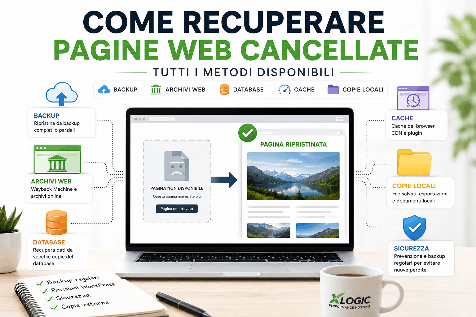 Come recuperare pagine web cancellate: tutti i metodi