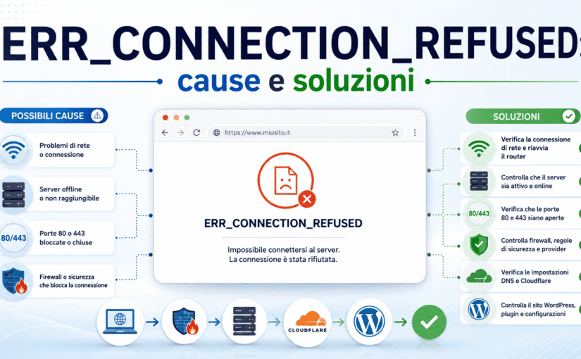 ERR_CONNECTION_REFUSED: cause e soluzioni