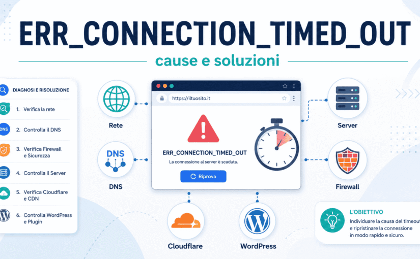 ERR_CONNECTION_TIMED_OUT: cause e soluzioni