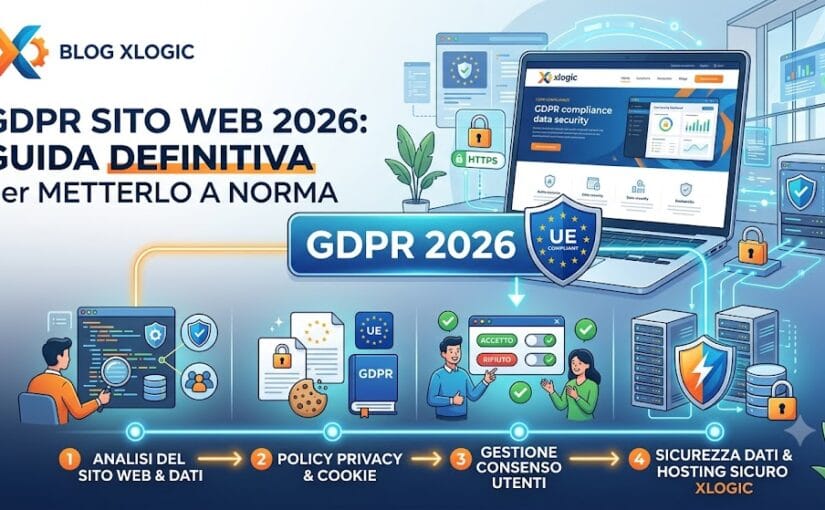 Guida GDPR 2026: Come Rendere il Tuo Sito Web o E-commerce a Norma di Legge (Con Modello Pronto)