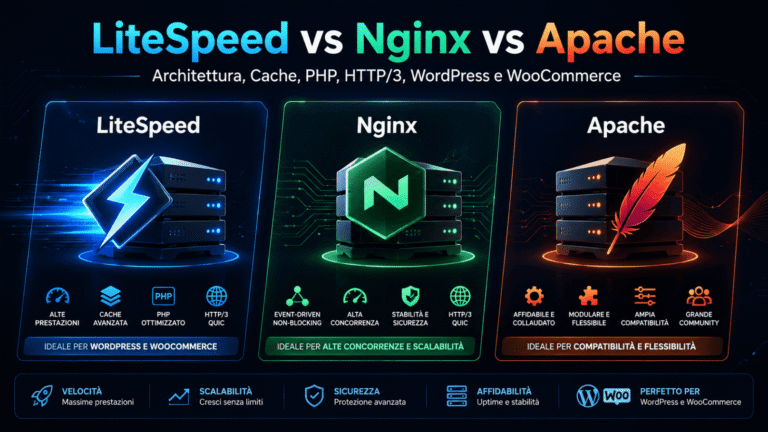 LiteSpeed, Nginx o Apache: quale web server scegliere?