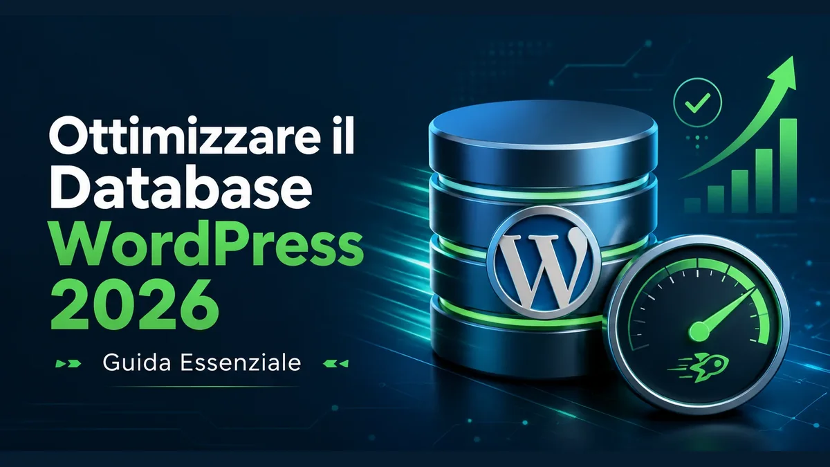 Ottimizzare il database WordPress nel 2026