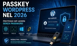 Passkey WordPress nel 2026: Guida Definitiva per Proteggere wp-admin Senza Password Passkey WordPress nel 2026 per proteggere wp-admin con WebAuthn.