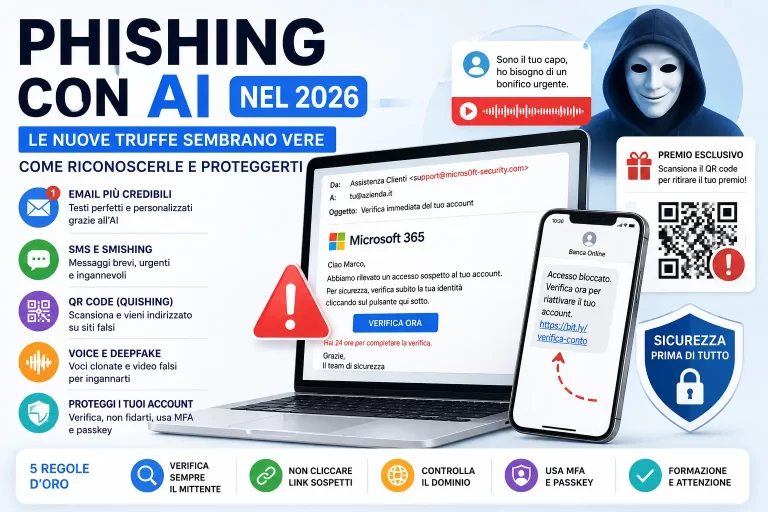 Phishing con AI 2026: Guida Definitiva alle Nuove Truffe