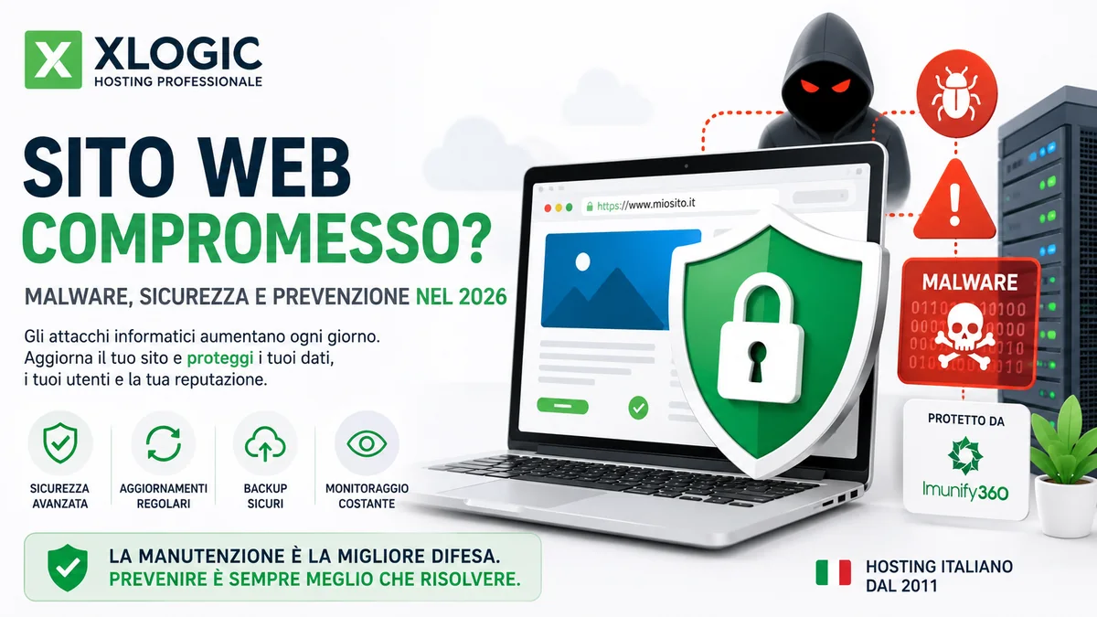 Sito web compromesso da malware: sicurezza e prevenzione nel 2026