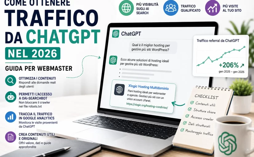 Traffico da ChatGPT 2026: Guida Definitiva per Webmaster