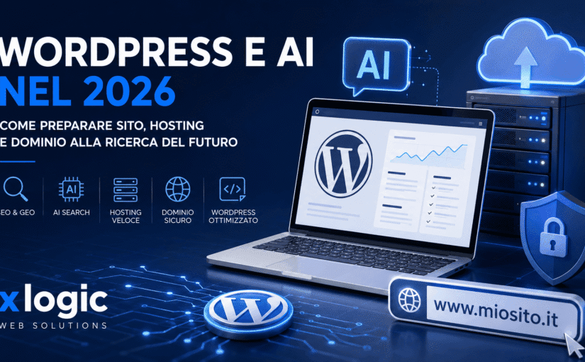 WordPress e AI nel 2026: come preparare sito, hosting e dominio alla ricerca del futuro