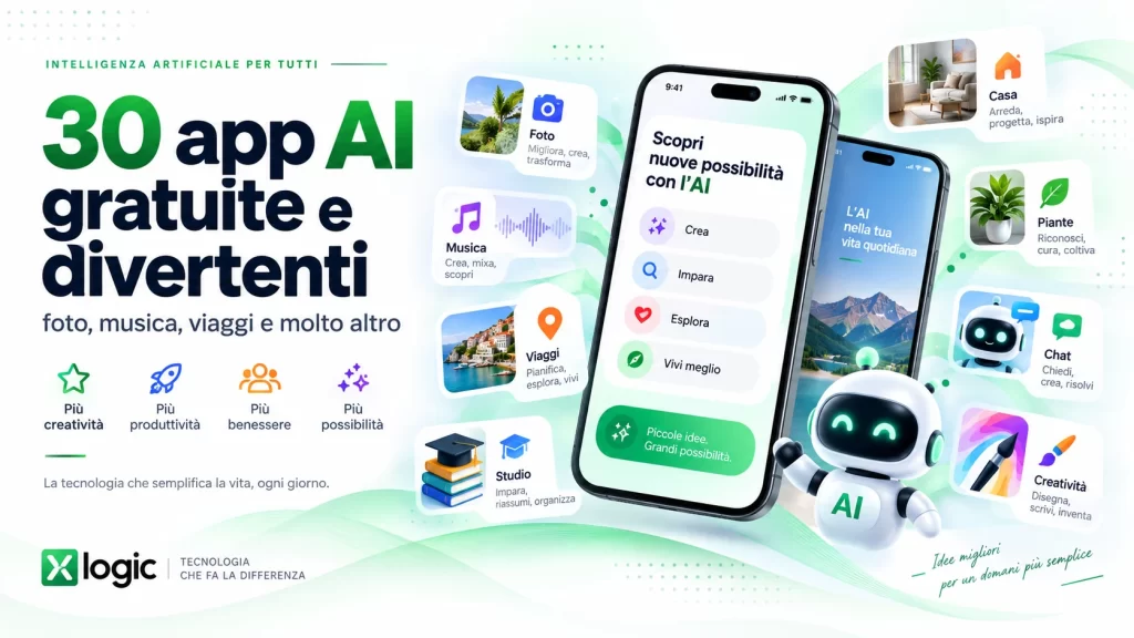30 app AI gratuite e divertenti da provare nel 2026: foto, musica, viaggi e molto altro
