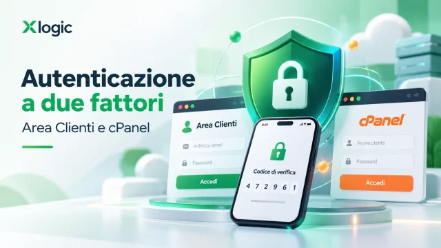 Autenticazione a due fattori Xlogic su Area Clienti e cPanel