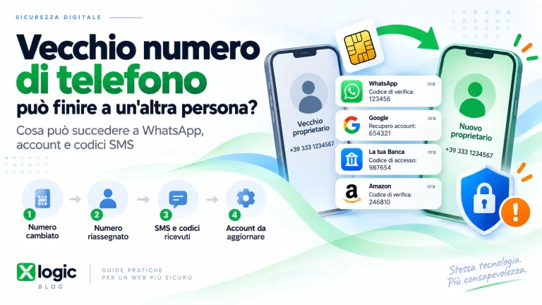 Vecchio numero di telefono riassegnato e rischio per account e WhatsApp