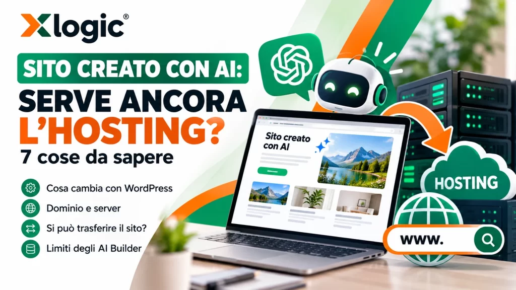 Sito creato con AI: serve ancora l’hosting? 7 cose da sapere