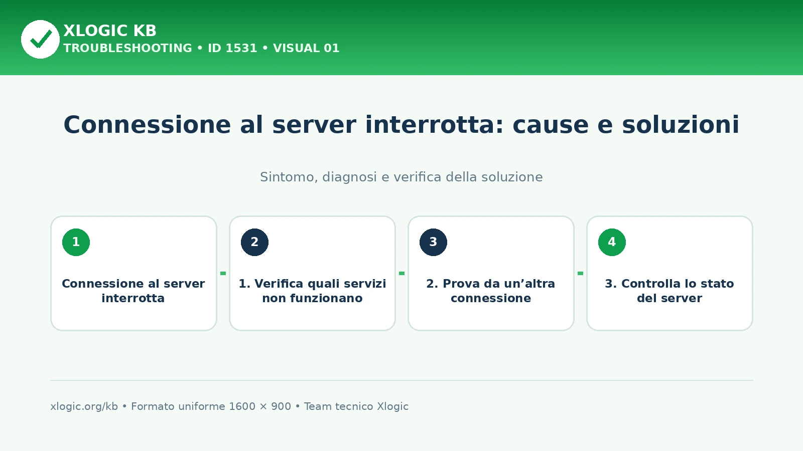 connessione al server interrotta: panoramica