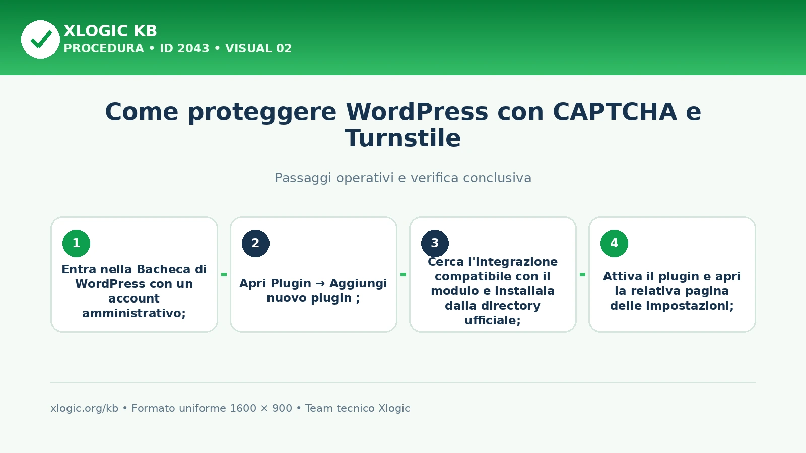 proteggere WordPress con CAPTCHA: passaggi operativi
