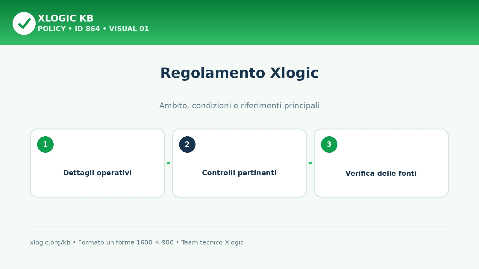 regolamento Xlogic: panoramica