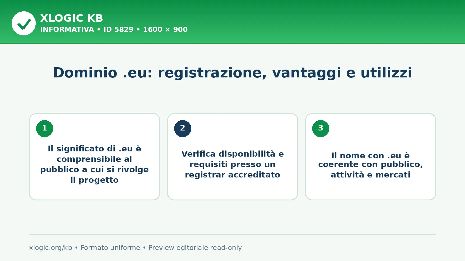 Dominio .eu: registrazione, vantaggi e utilizzi