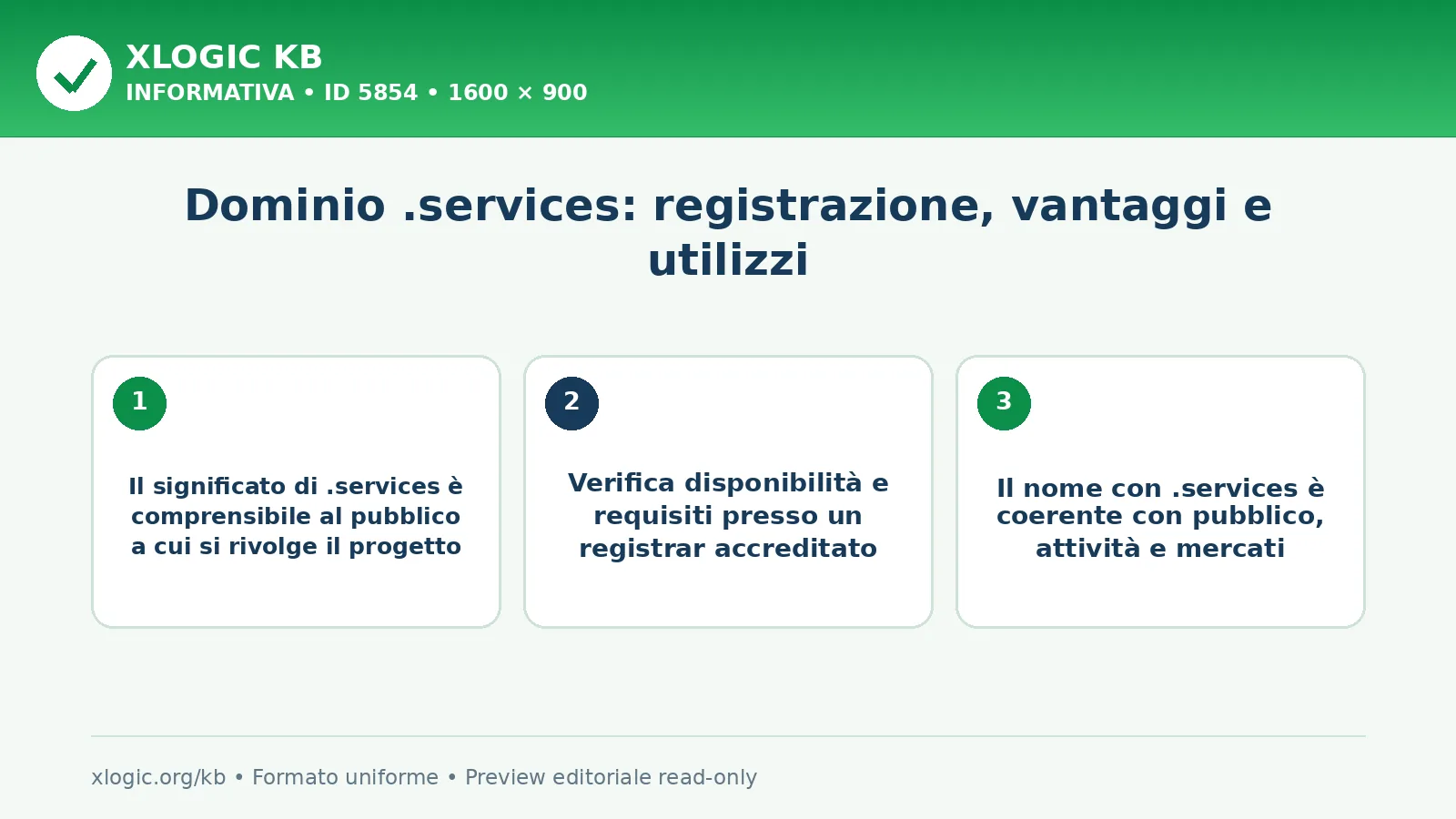 Dominio .services: registrazione, vantaggi e utilizzi