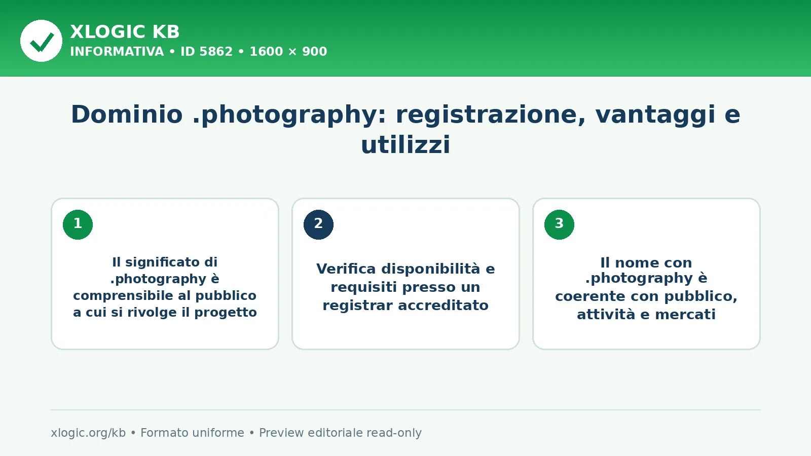 Dominio .photography: registrazione, vantaggi e utilizzi