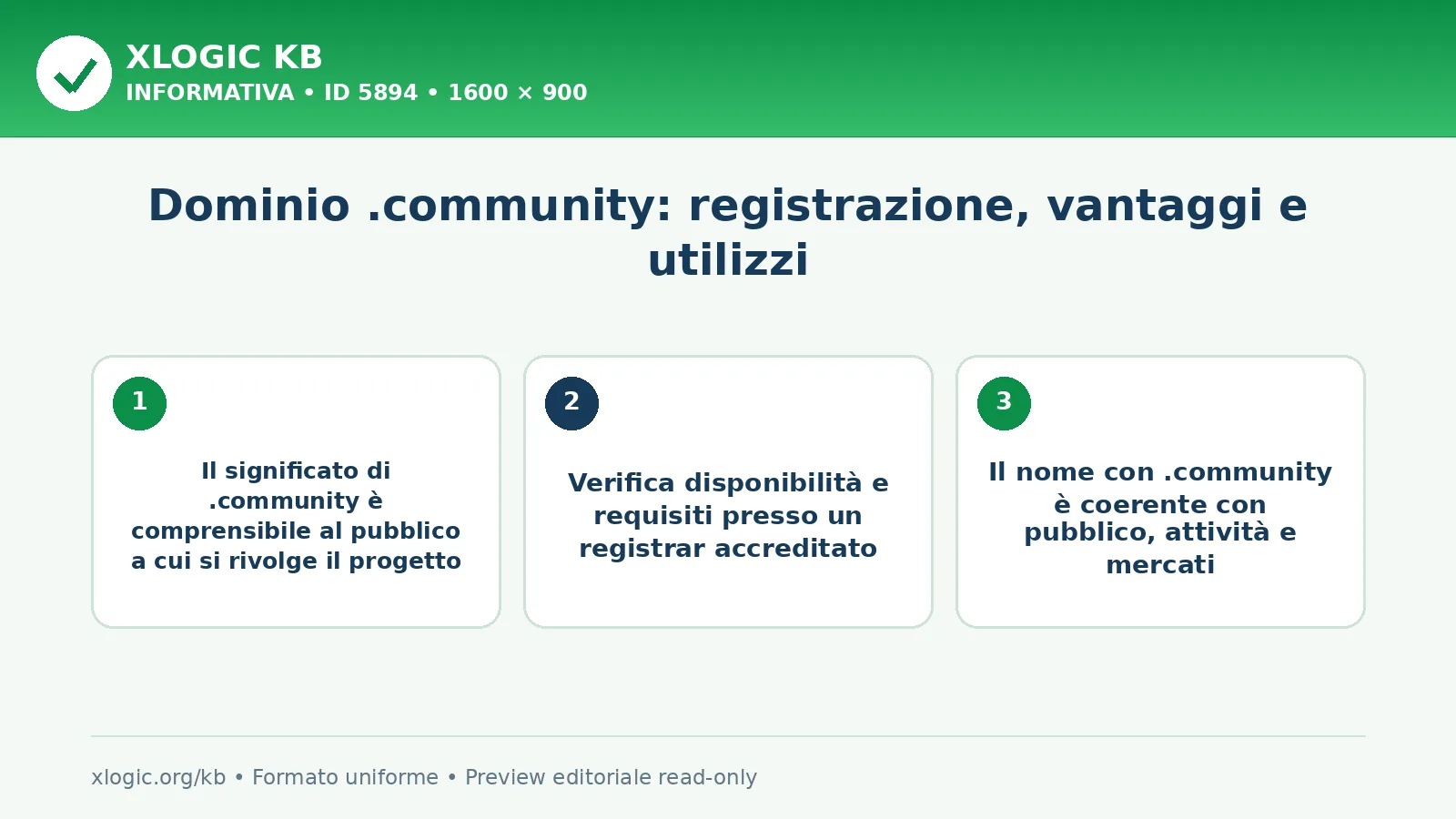 Dominio .community: registrazione, vantaggi e utilizzi