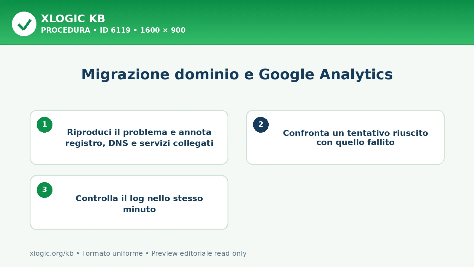 Migrazione dominio e Google Analytics: procedura operativa
