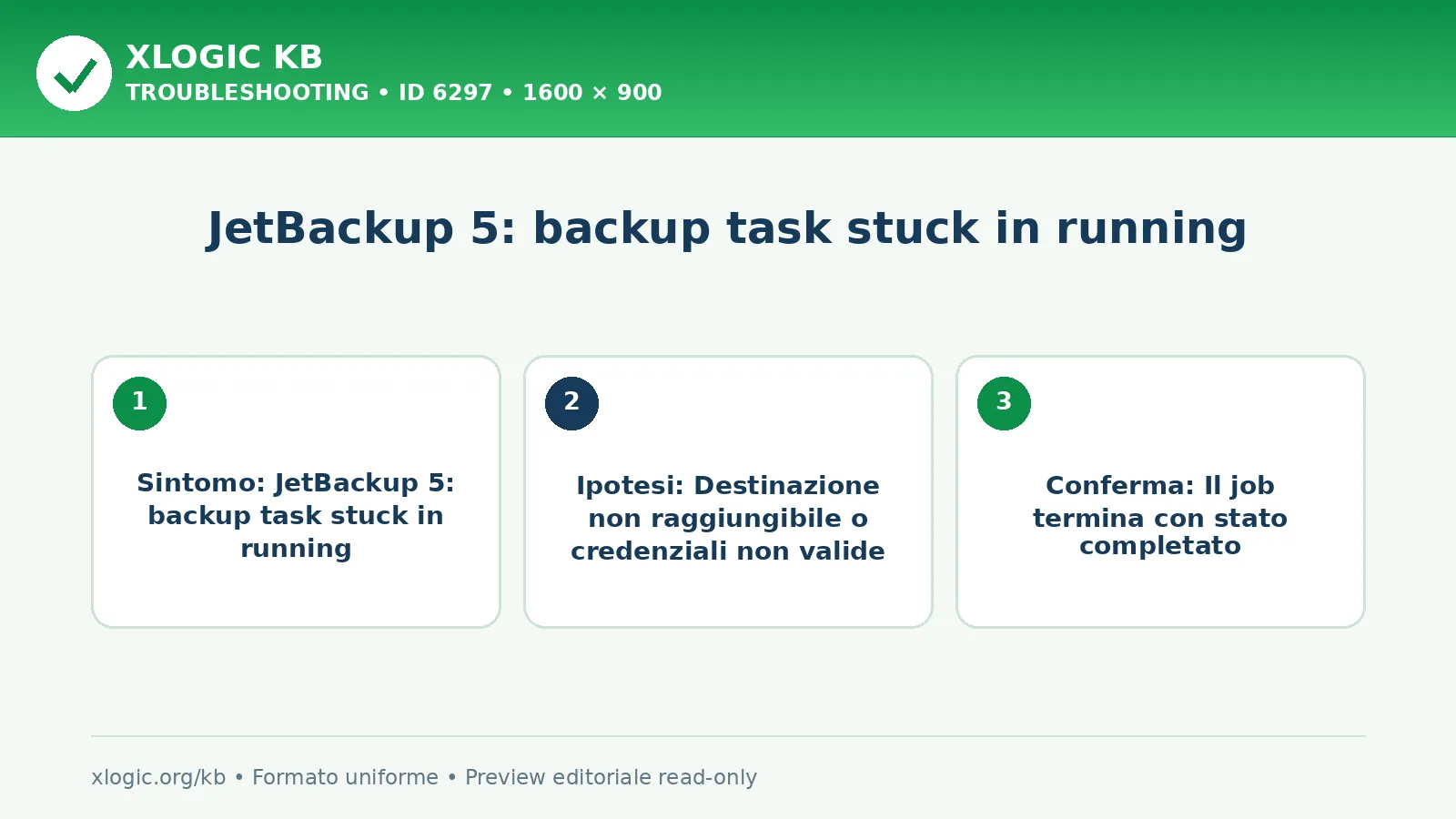 JetBackup 5: backup task stuck in running