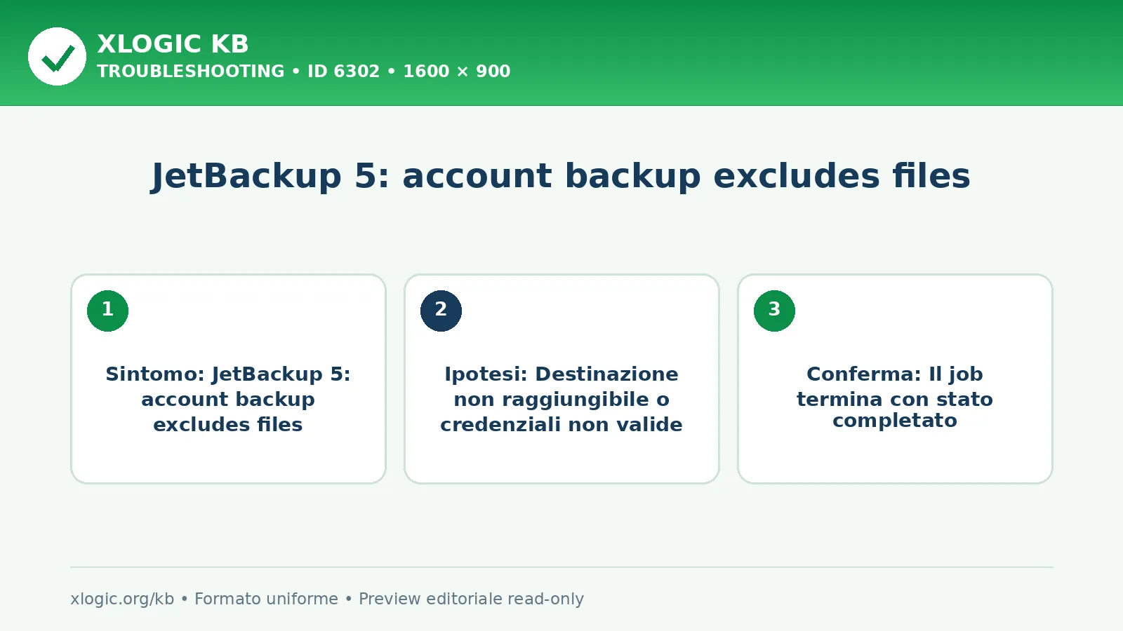 JetBackup 5: account backup excludes files