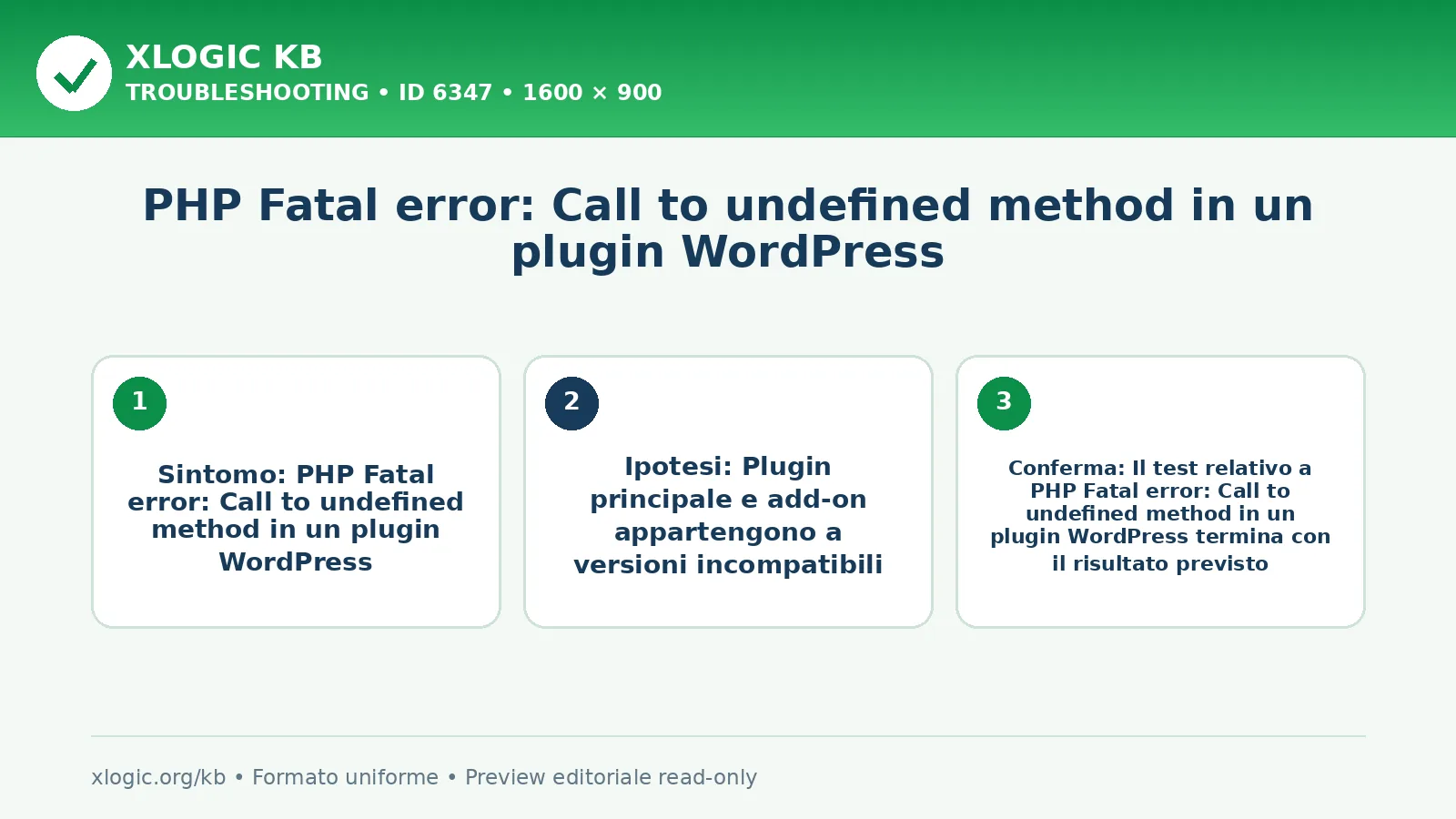 PHP Fatal error: Call to undefined method in un plugin WordPress