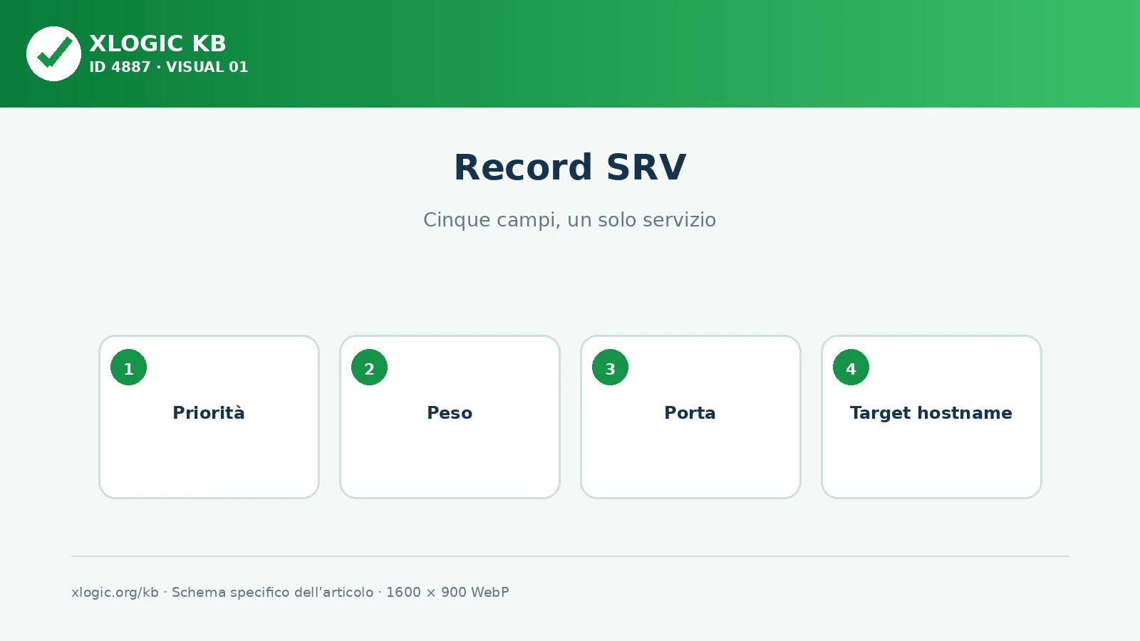 record srv: cinque campi, un solo servizio
