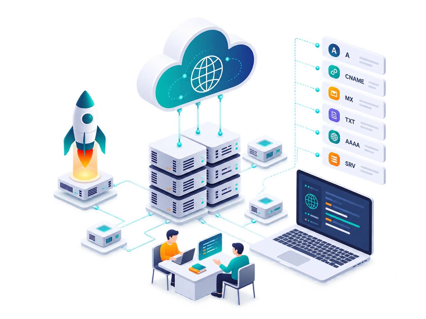 Gestione DNS 1 Gestione record DNS hosting Xlogic