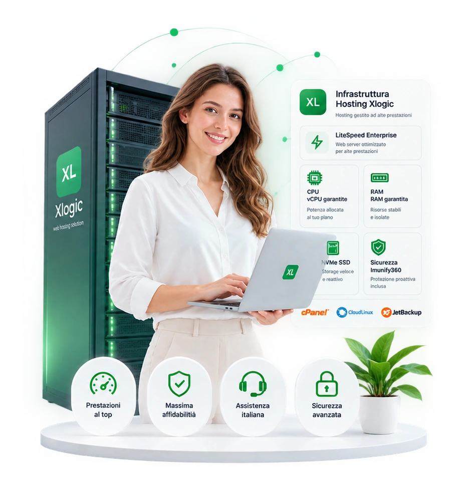 Hosting Dedicato 1 Hosting Dedicato Xlogic con risorse garantite