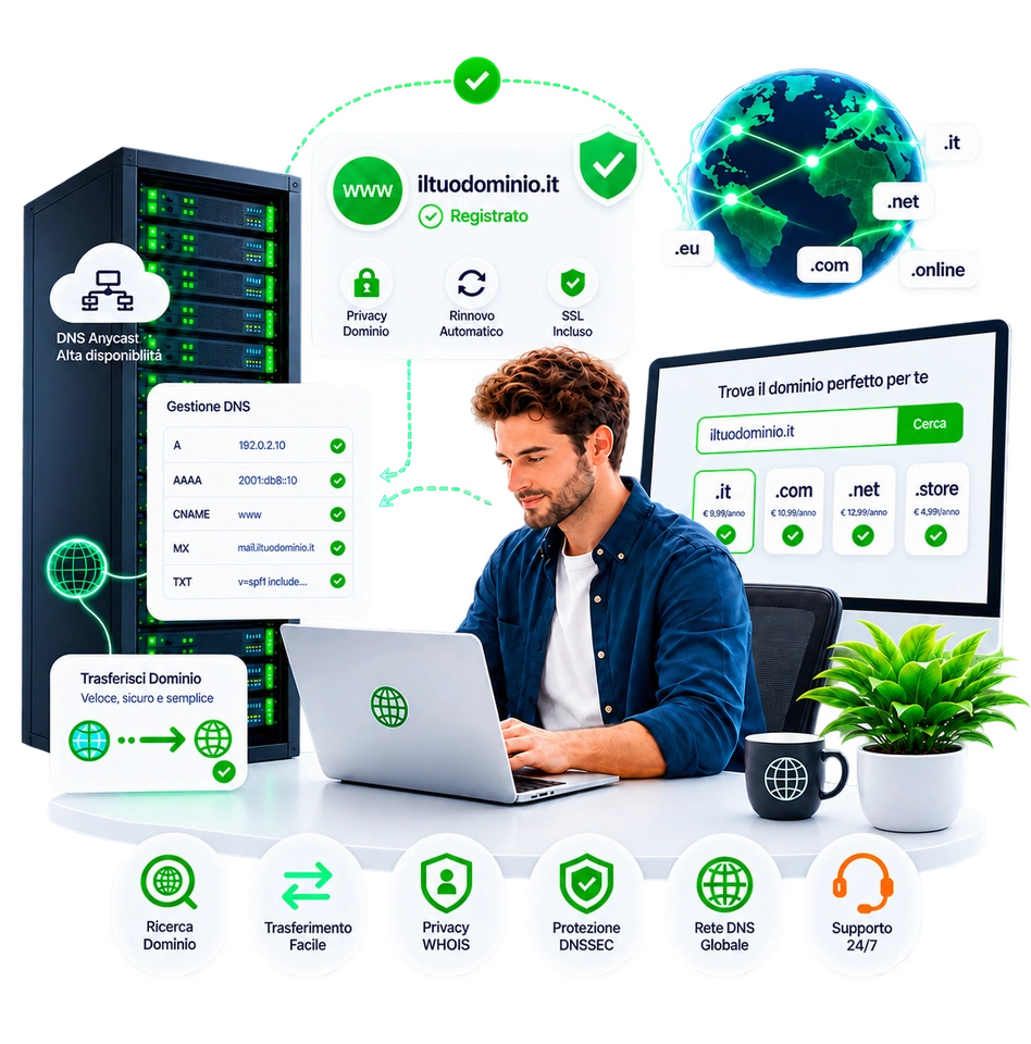 Domini 1 Registrazione e trasferimento domini Xlogic